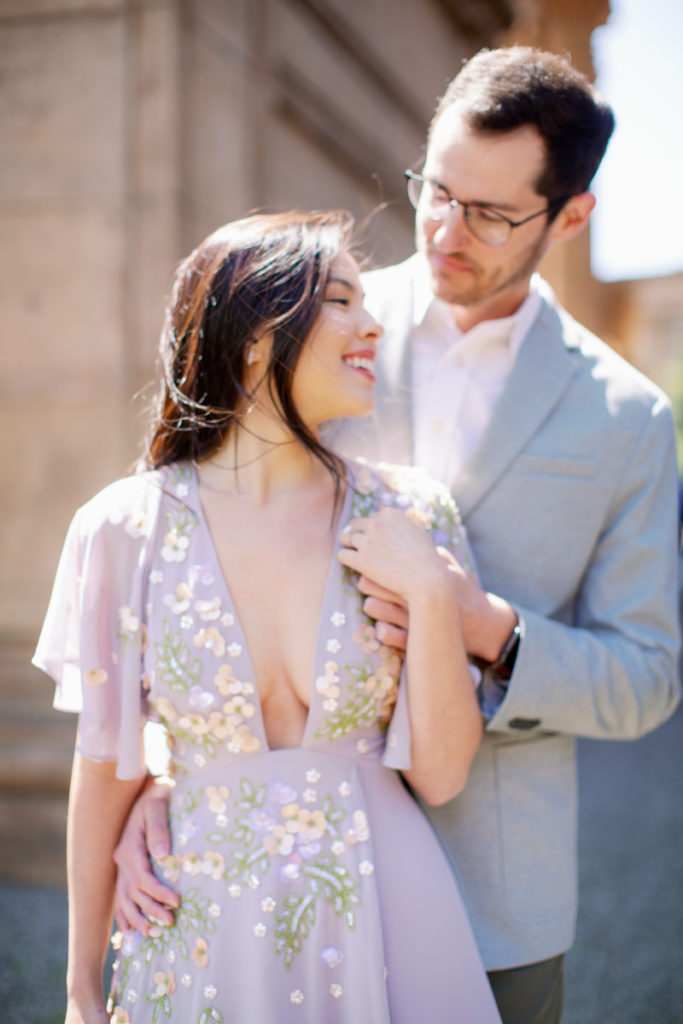 Asos flower engagement dress 